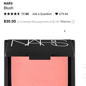 NARS Orgasm Blush